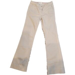 Bootcut Tan Beige Cream Jeans Pants Midrise